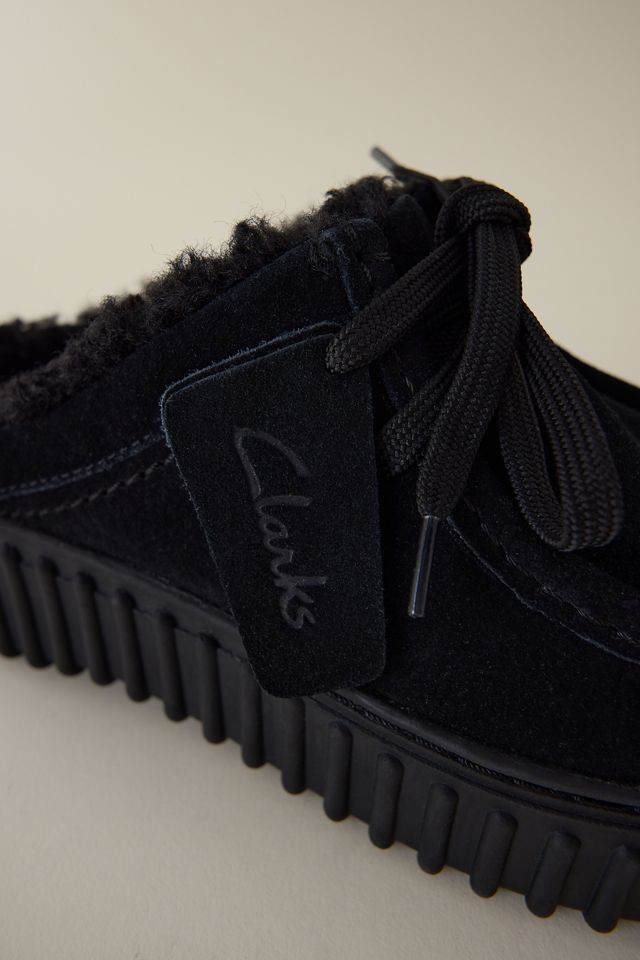 Clarks Shearling Nomad Mules #1