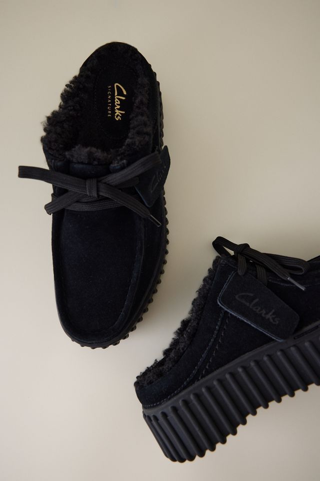 Clarks Shearling Nomad Mules #3