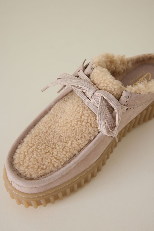Zoccoli Torhill in Shearling Clarks #2