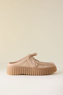 Clarks Torhill Nubuk-Pantoletten