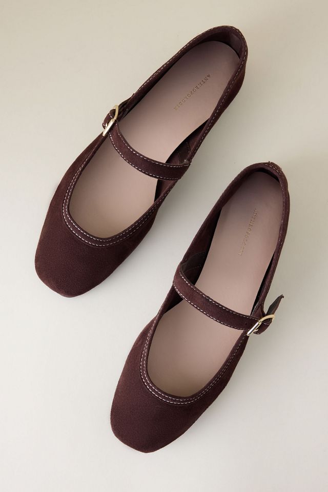Suede Ballet Flats #1