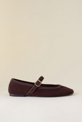 Suede Ballet Flats