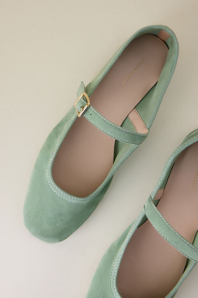 Suede Ballet Flats #1