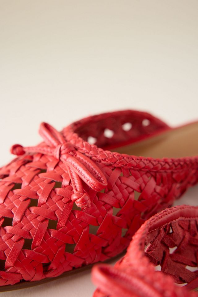 By Anthropologie Woven Bow Mules #2