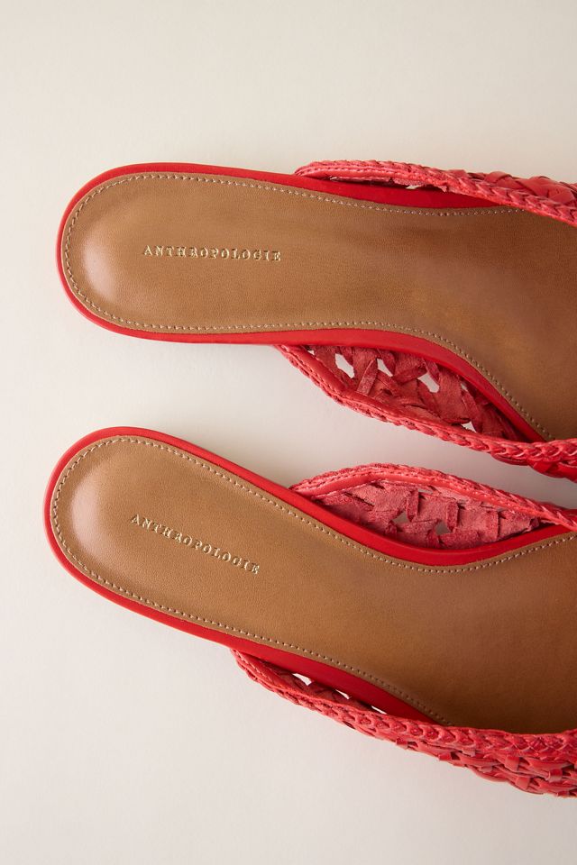 By Anthropologie Woven Bow Mules #3