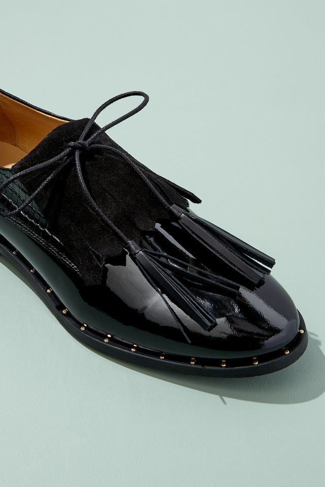 Rogue Matilda Anissa Brogues aus strukturiertem Lackleder #2