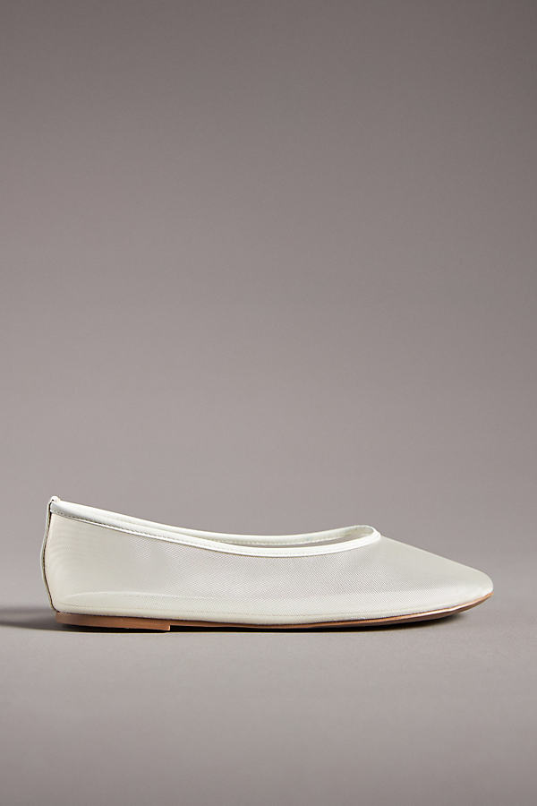 By Anthropologie Mesh Ballet Flats