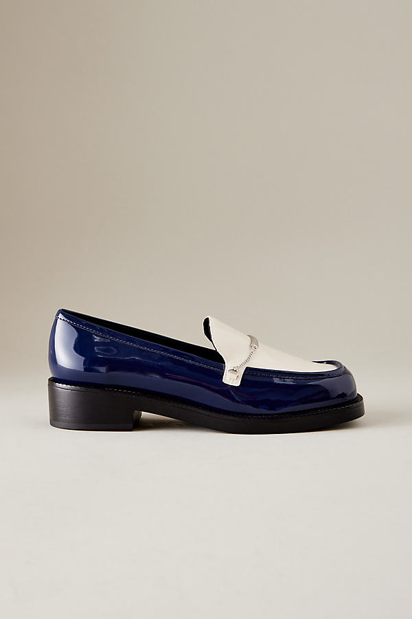 Charles & Keith Two-Tone Patent Faux Leather Loafers