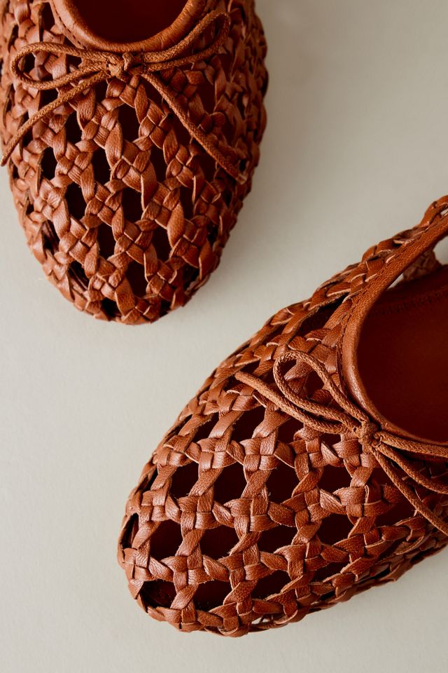 Pilcro Woven Leather Ballet Flats #2
