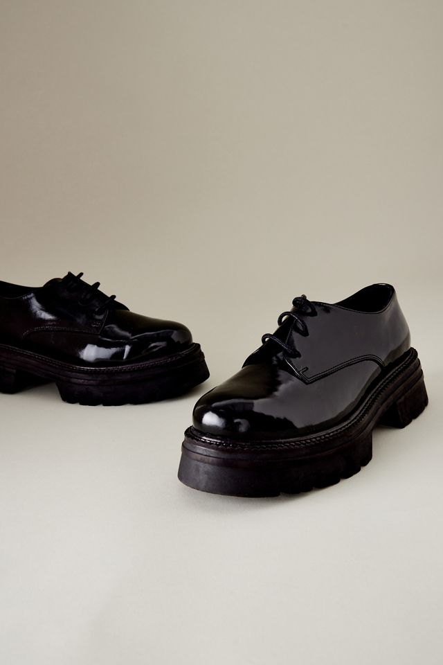 Pixy Oxford Budapester aus Lackleder mit Plateausohle #3