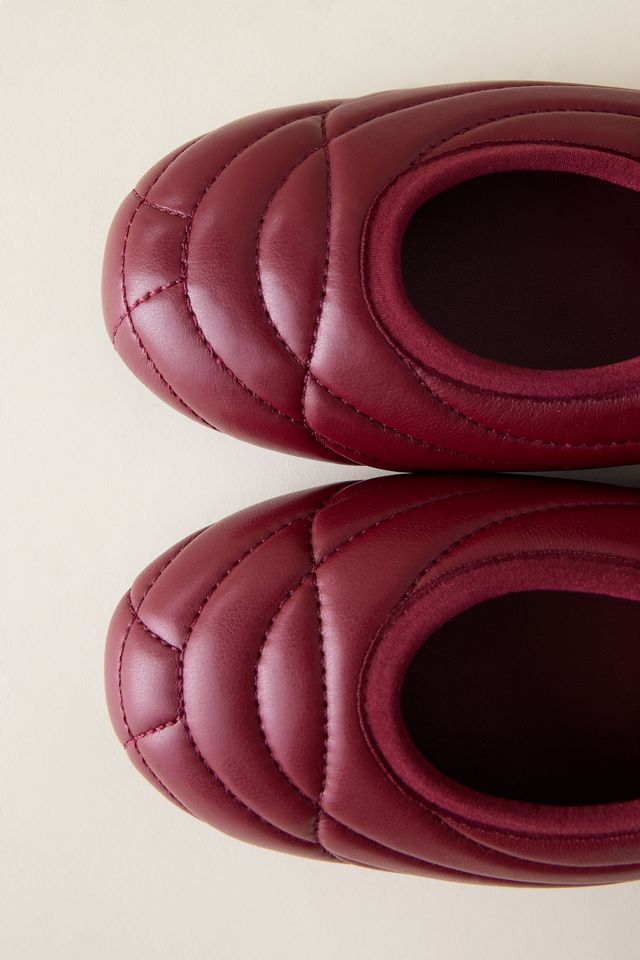 JW PEI Erika Topstitching Lace-Up Ballet Flats #1