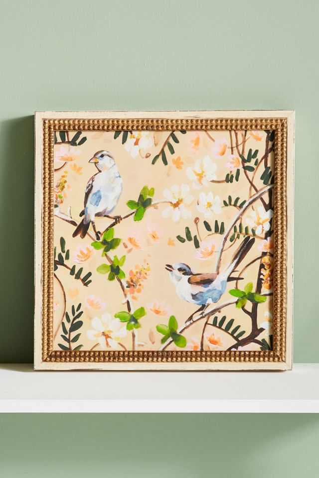 Two Birds In A Tree Wall Art #1