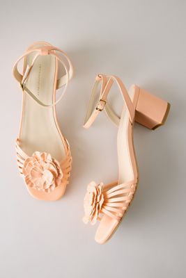 Sandales à talons à brides florales By Anthropologie