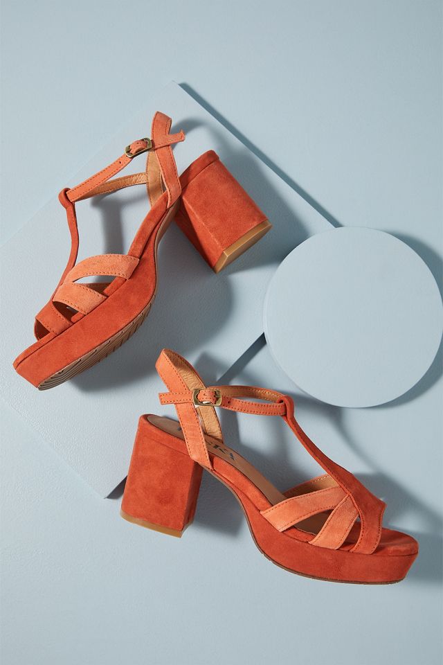 Esska Suede Charlie Heeled Sandals #1