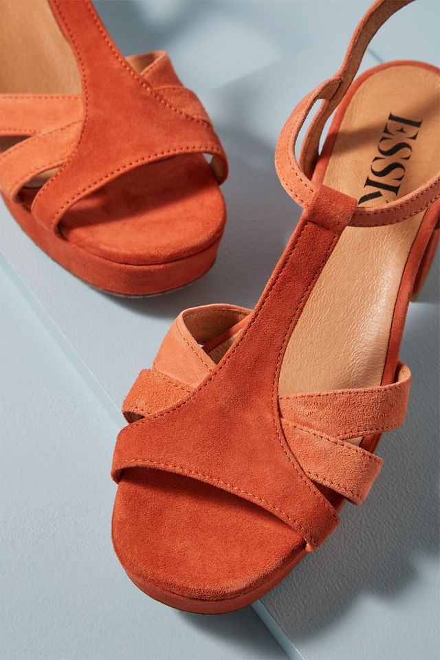Esska Suede Charlie Heeled Sandals #3