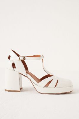 Esska Chaza Leather Platform Heels