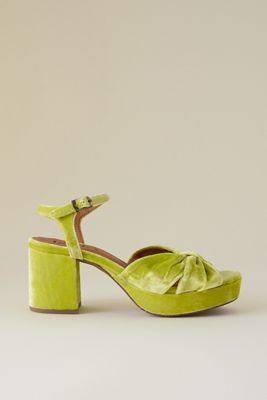 Tacones de Plataforma de Terciopelo Chilli Esska