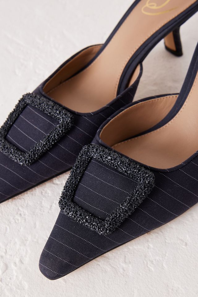 Mules Sam Edelman Brit à Bout Pointu et Talon Bobine #1