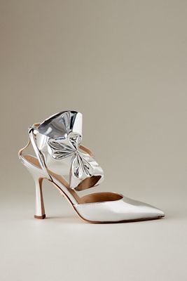 Anthropologie bow fashion tied heels