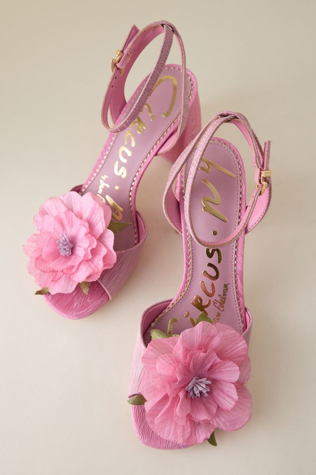 Sandalias de Tacón con Flores Aria de Sam Edelman #1
