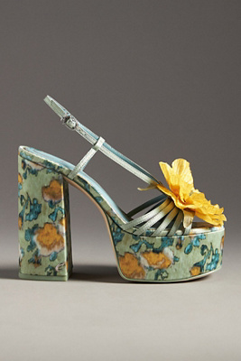 Siena Flower Platform Heels en taille: UK 6 chez Anthropologie - Circus NY by Sam Edelman - Modalova