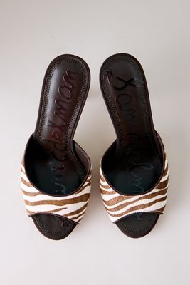 Mules à talons zébrées Jeanie Circus NY by Sam Edelman