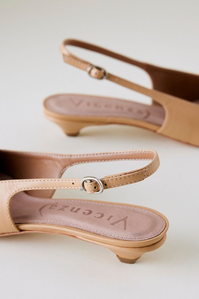 Vicenza Floral Slingback Heels #2