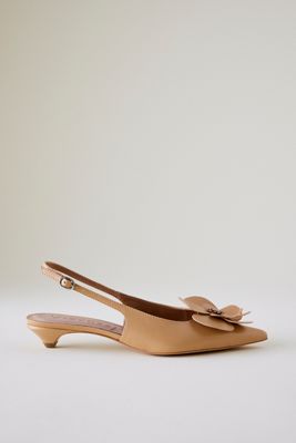 Vicenza Floral Slingback Heels