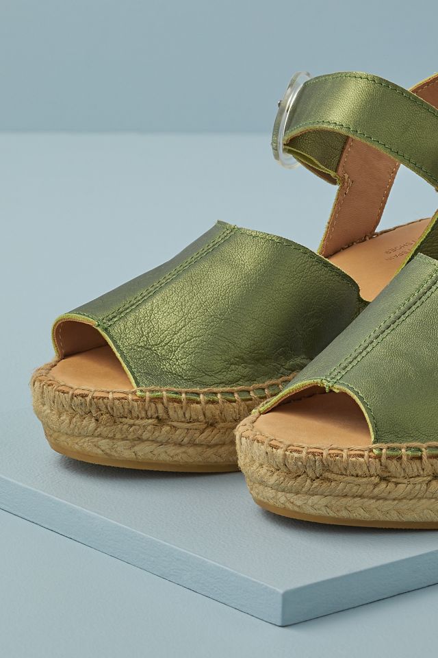 Sandales Naguisa à Talon en Jute Métallique #2