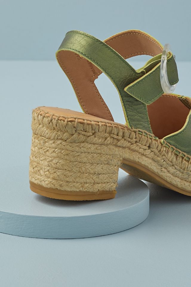 Sandales Naguisa à Talon en Jute Métallique #3