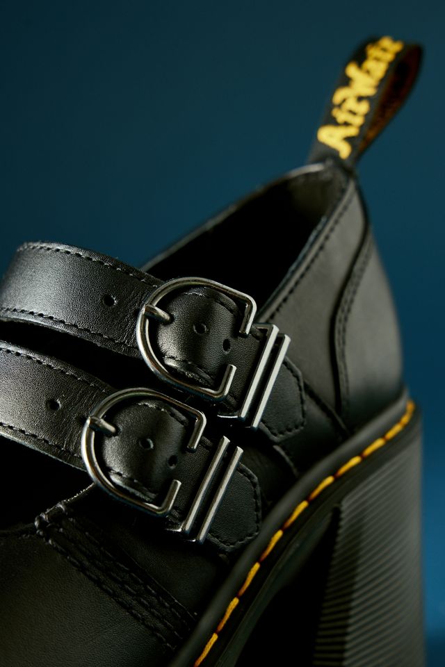 Dr. Martens Eviee Leather Heeled Mary Jane Shoes #1