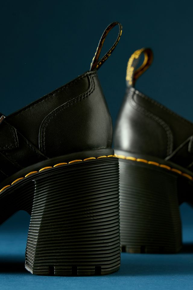 Dr. Martens Eviee Leather Heeled Mary Jane Shoes #2