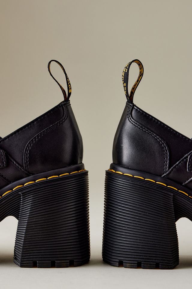 Dr. Martens Eviee Leather Heeled Mary Jane Shoes #5