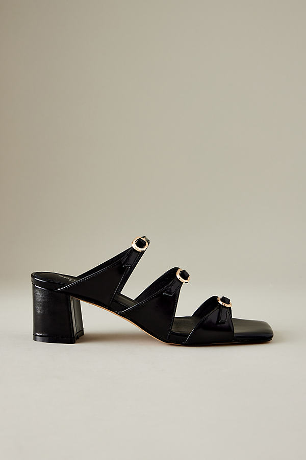 Shoe The Bear Strappy Open-Toe Leather Mules