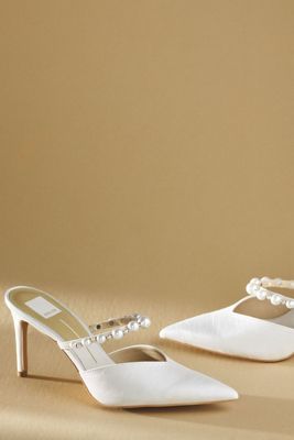Dolce Vita Kanika Pearl Satin Heels