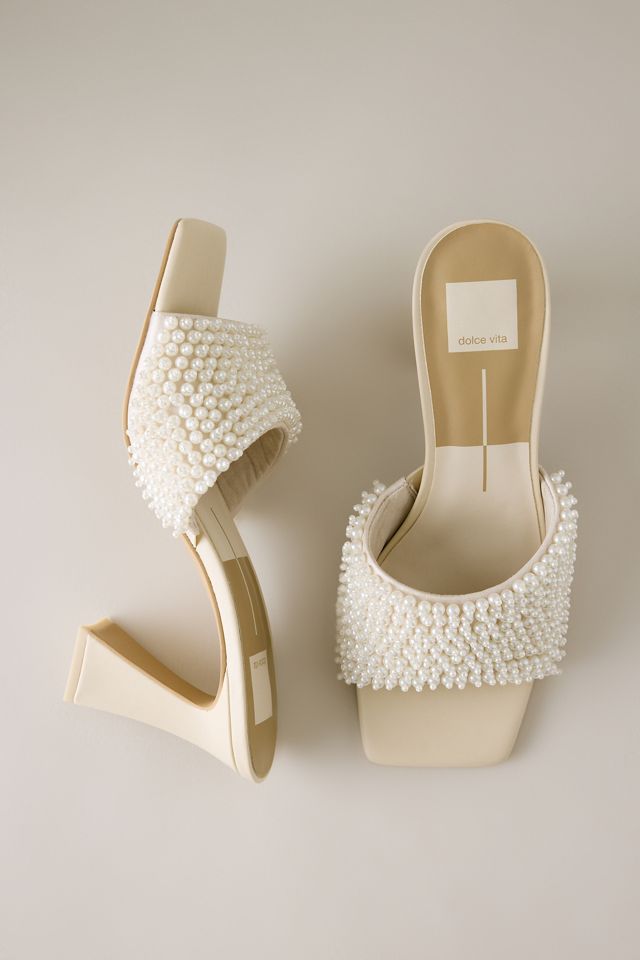 Tacones Mule con Perlas Nandy Dolce Vita #1