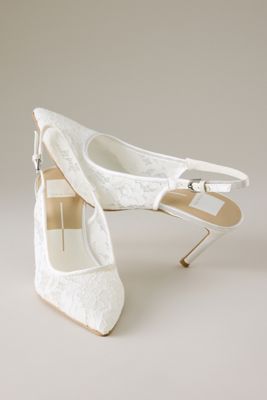Dolce Vita Yami Lace Slingback Heels