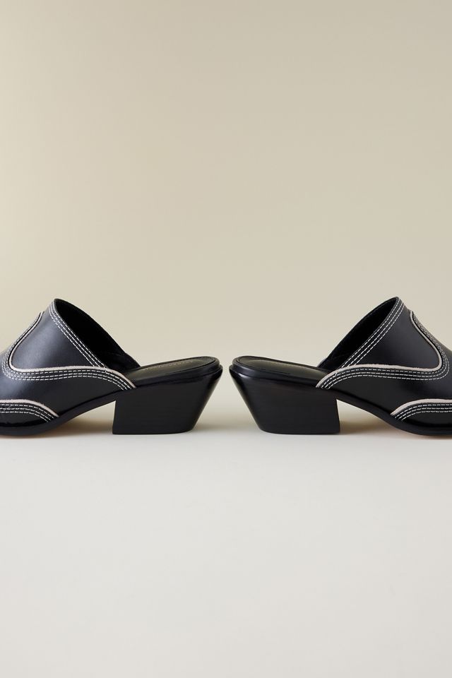 Mules en cuir Western #2