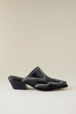 Western Leather Mules