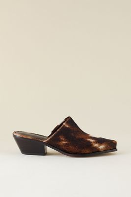 Western Leather Mules