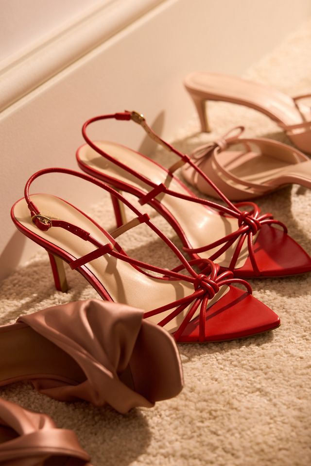 Maeve Pointed Toe Strappy Heels #1