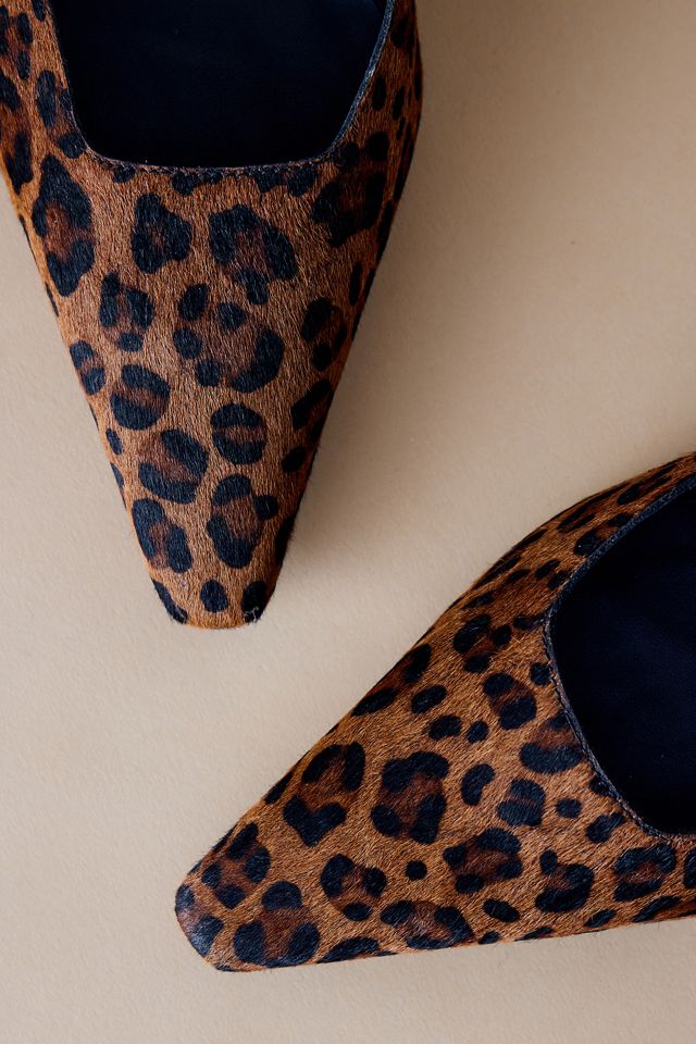 By Anthropologie Pointed-Toe Slingback Heels #1