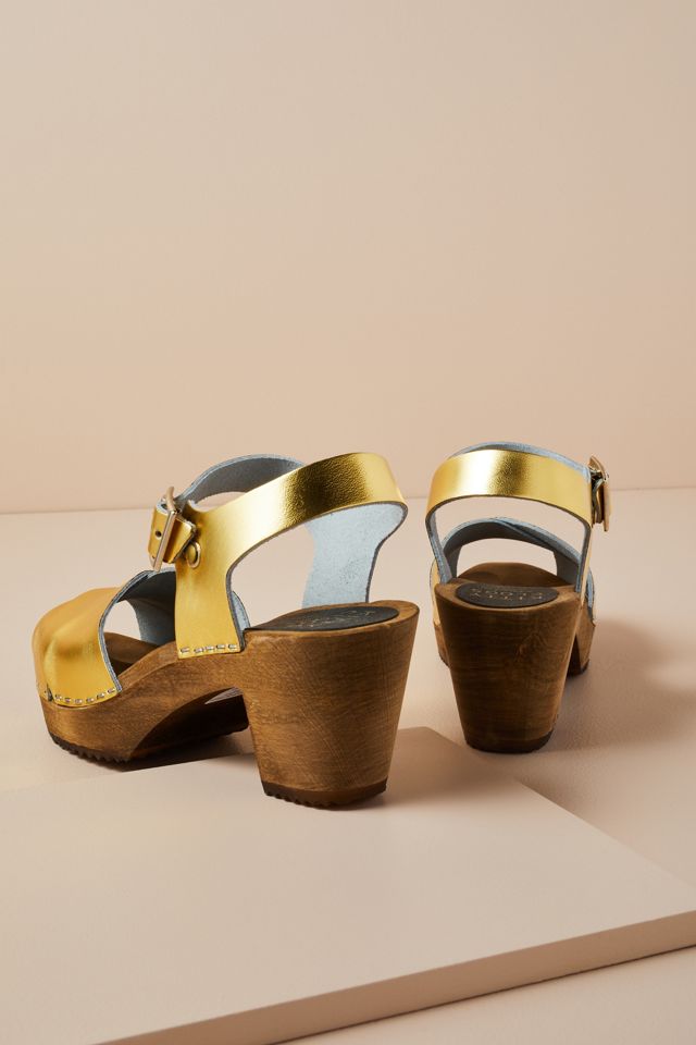 Kitty Clogs Dansare Metallic Heels #3