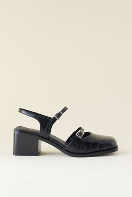 Intentionally Blank Mitzi Mary Jane Block Heels