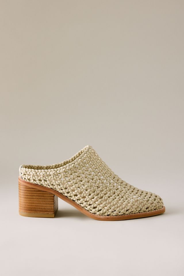 Mules tissées à talons Caps Intentionally Blank #1