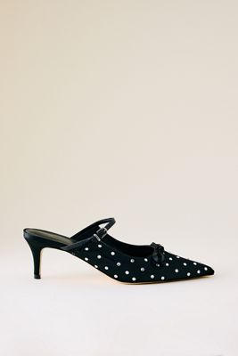 Mules à Talons Kitten Bow Maeve