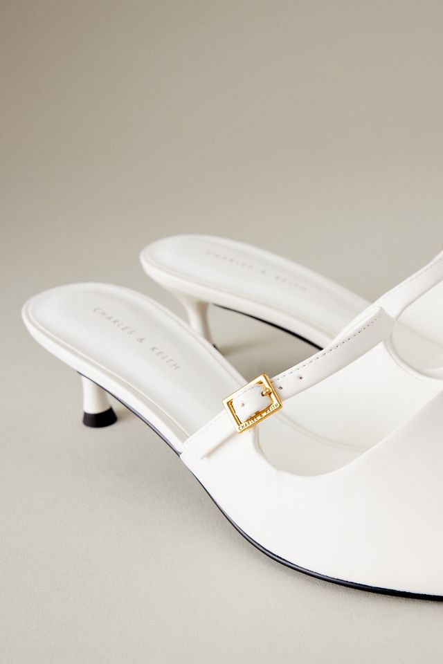 Charles & Keith Pointed-Toe Kitten Heel Mules #3