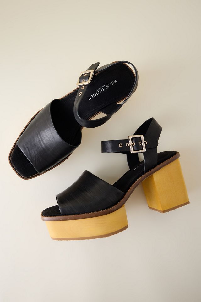Kelsi Dagger Groove Platform Sandals #3