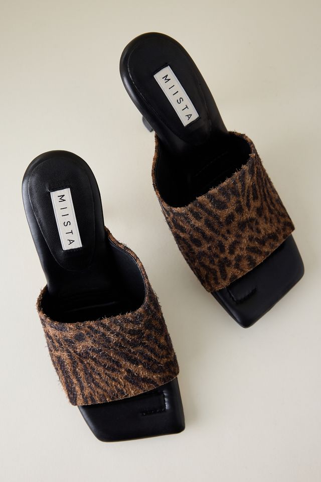 Miista Miri Animal Print Heeled Mules #3