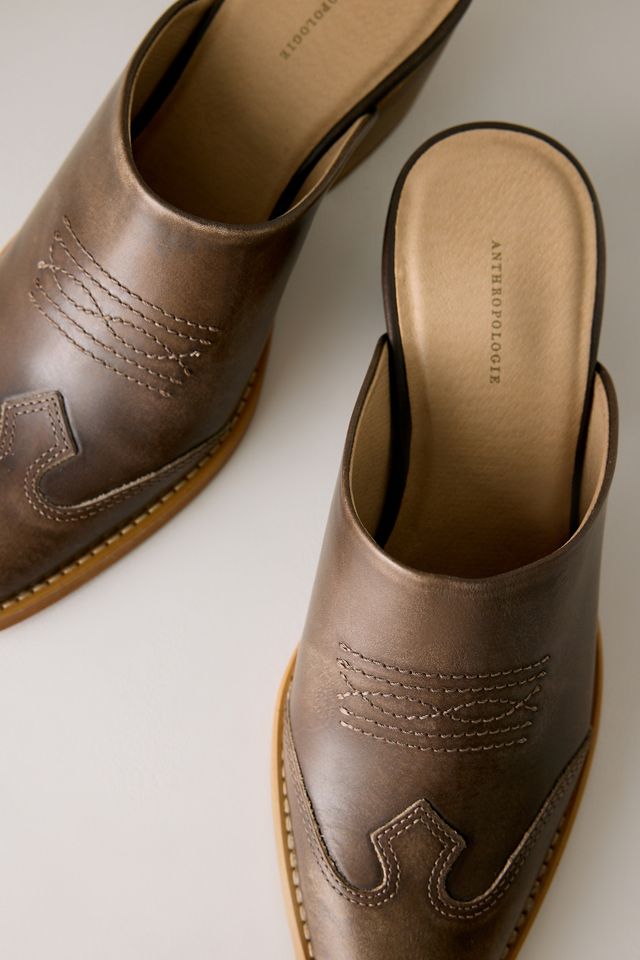 By Anthropologie Western-Mule-Absätze #1